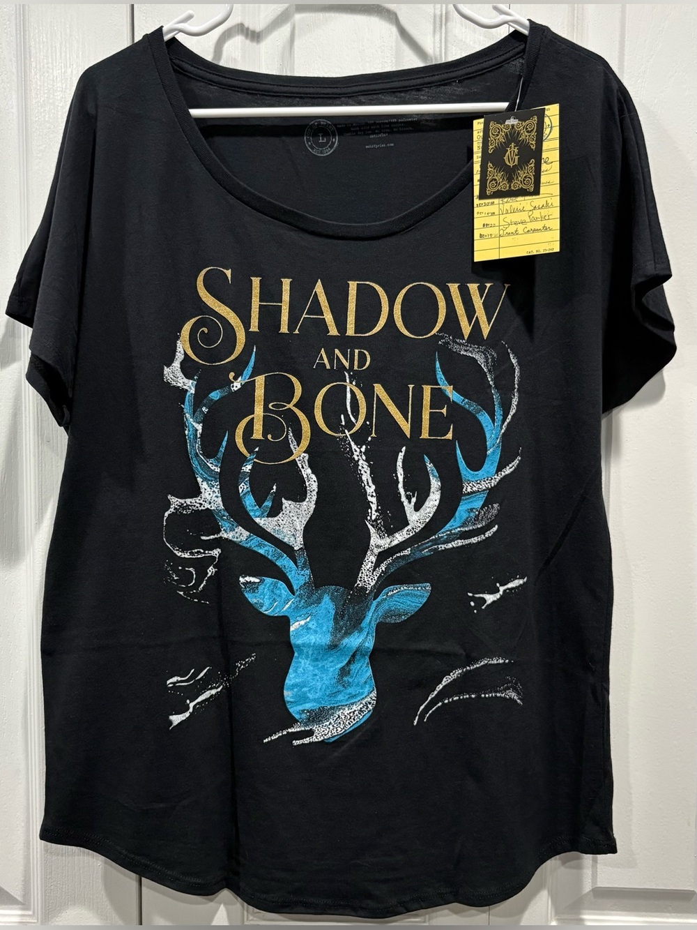 Out of Print Shadow and Bone Shirt Womens L Leigh Bardugo Grishaverse NWT